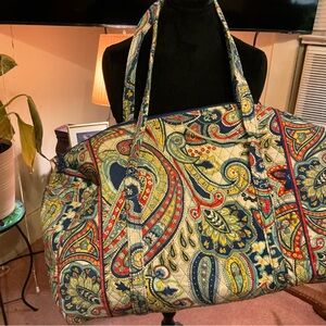 Vera Bradley Vibrant Paisley Travel Bag